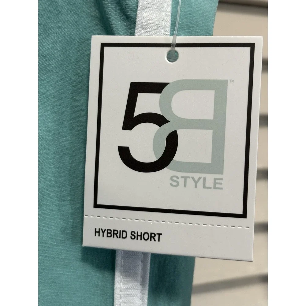 5B‎ Swim Shorts NWT Teal Mens Size 2XL Lined Elastic/Tie Waist Pockets